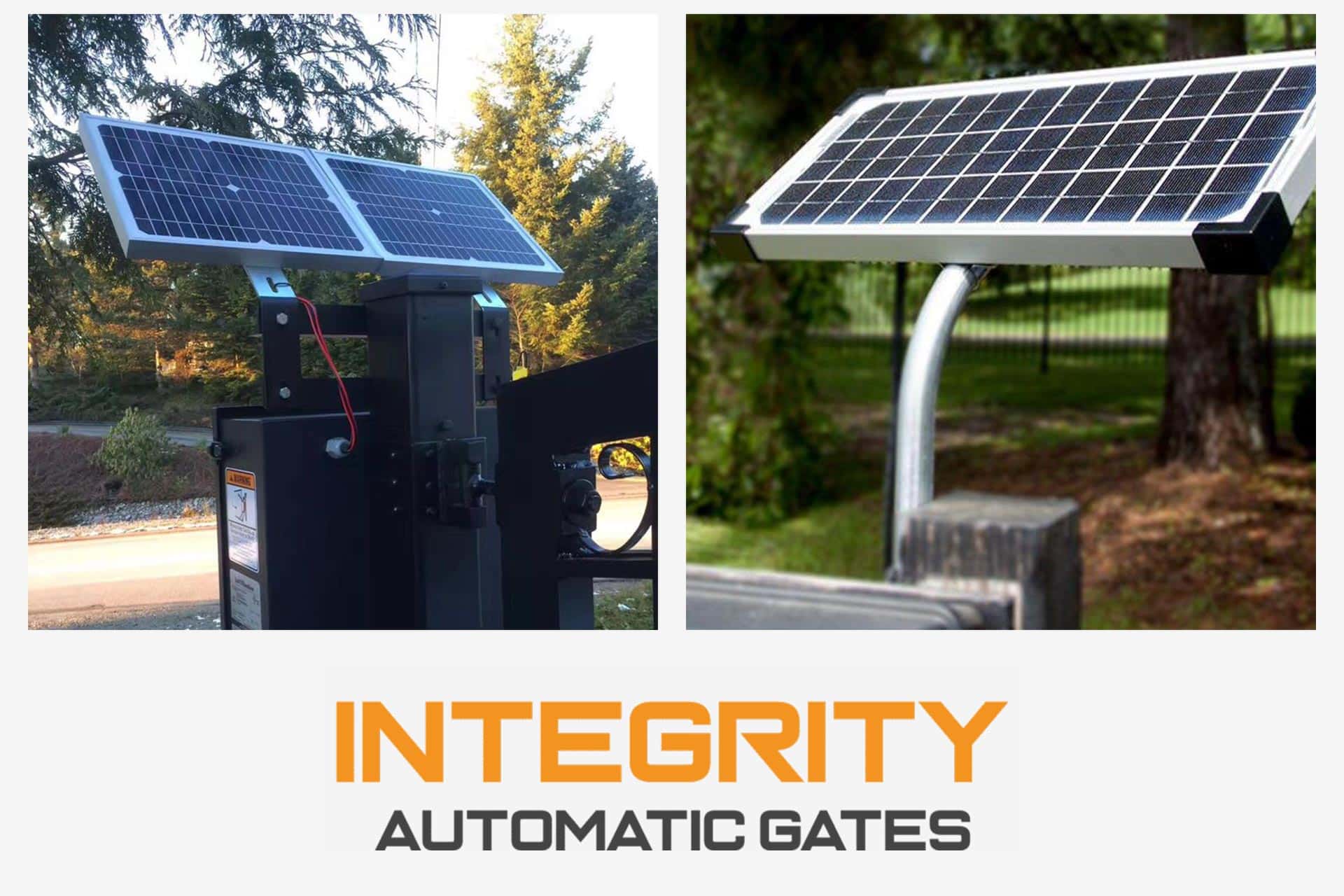 Solar Gate Openers - Integrity Automatic Gates